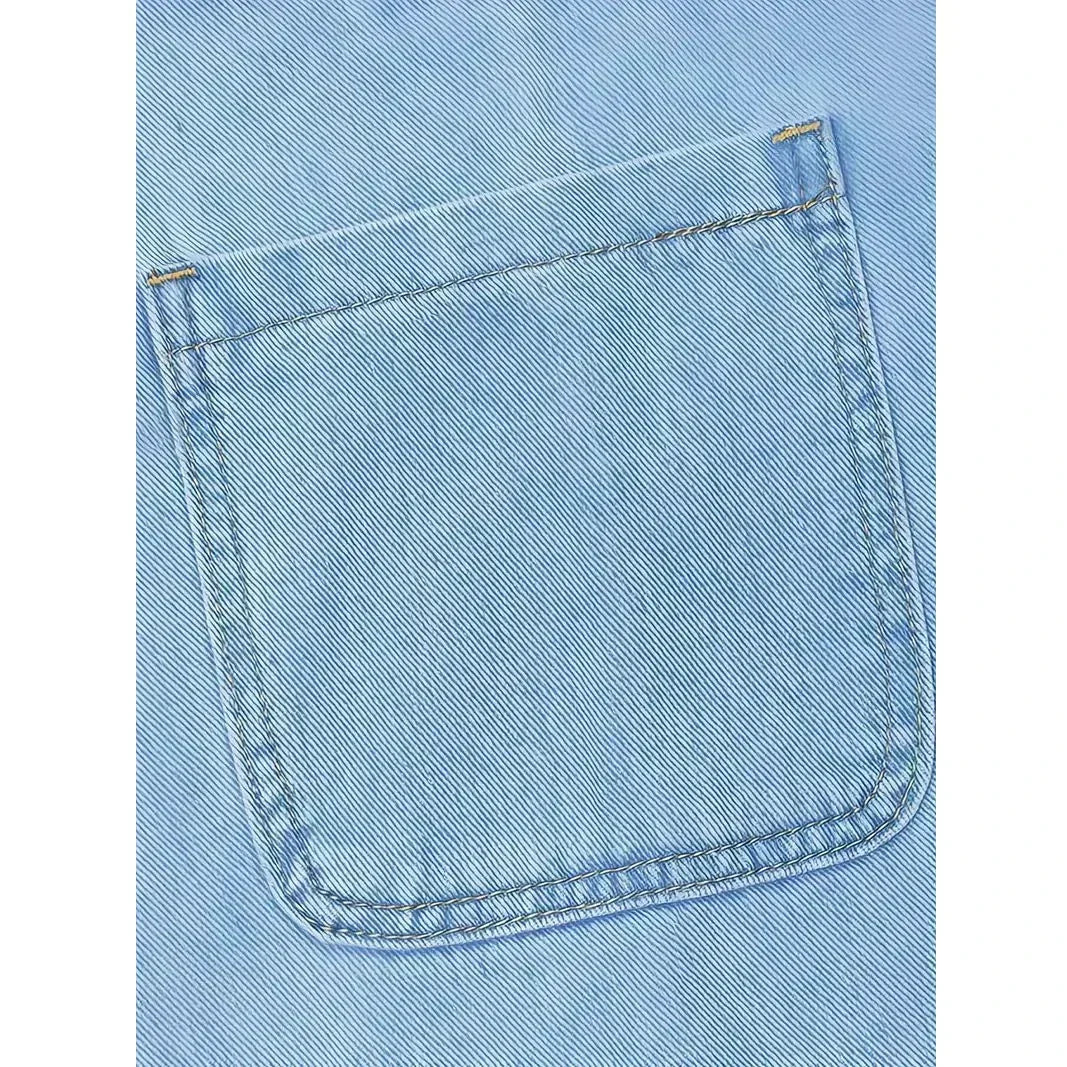 Relaxed Denim-Look Emma Dress