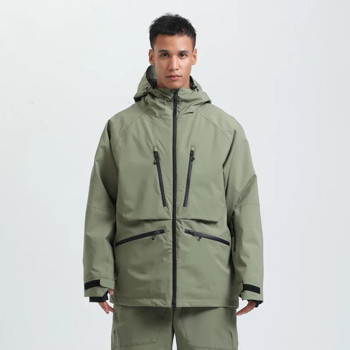 Unisex Winter Snowboard Jacket Breathable and Water-Repellent, view 6 - Elena Harper