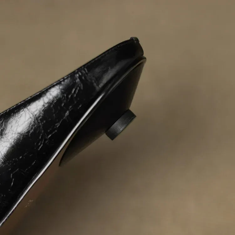 Clara – Natural Vegan Leather Mules