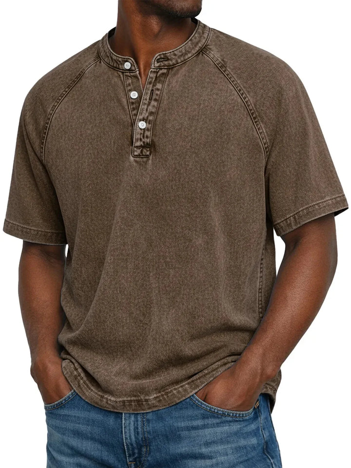ELENA HARPER™  |  RETRO BUTTON-UP SHIRT FOR MEN