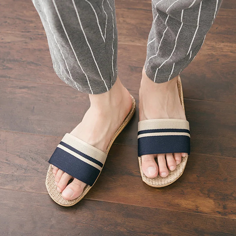 Edmondo Soft Cotton Sandal, view 2 - Elena Harper