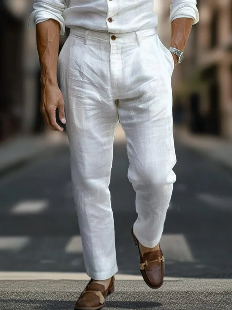 Alaric - Tailored Linen Pants