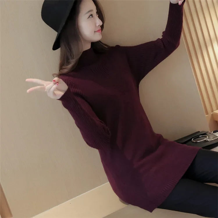 Miriana Comfortable Knit Sweater, view 6 - Elena Harper