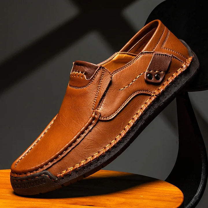 Classic Leather Loafers for Men - Elena Harper