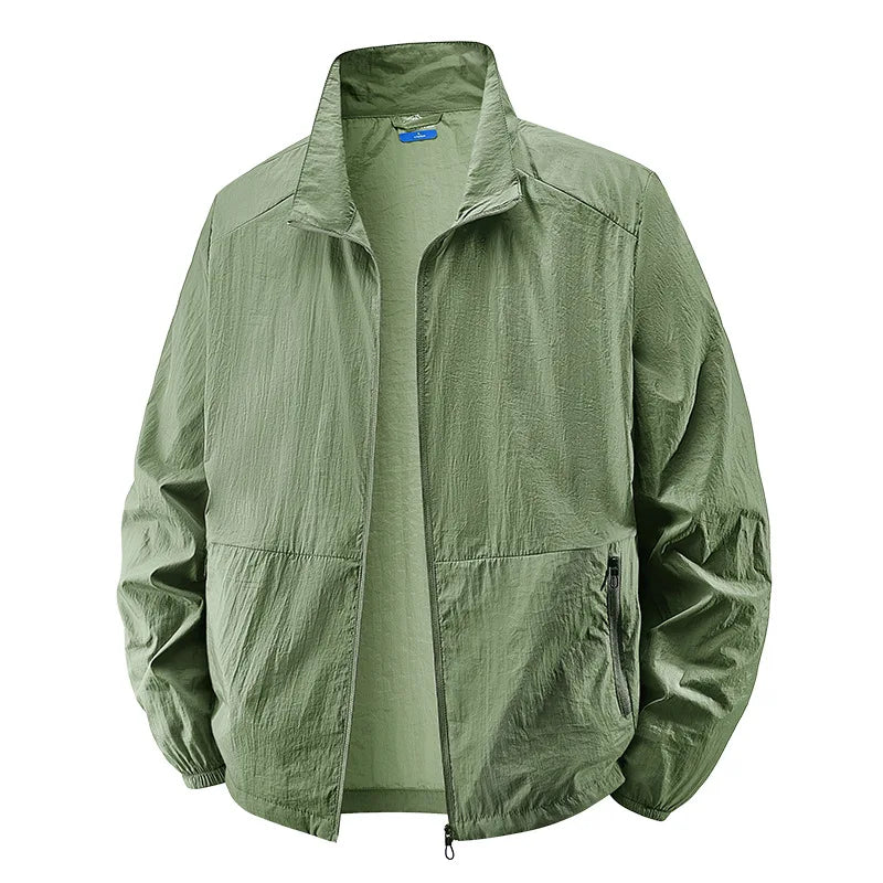 Lightweight Men's Multi-Pocket Jacket - Practical and Modern