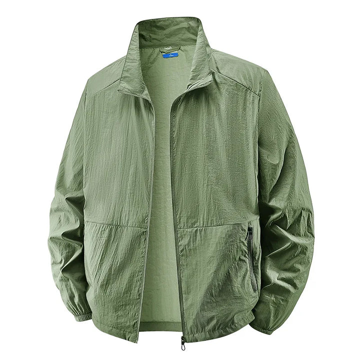 Lightweight Men's Multi-Pocket Jacket - Practical and Modern