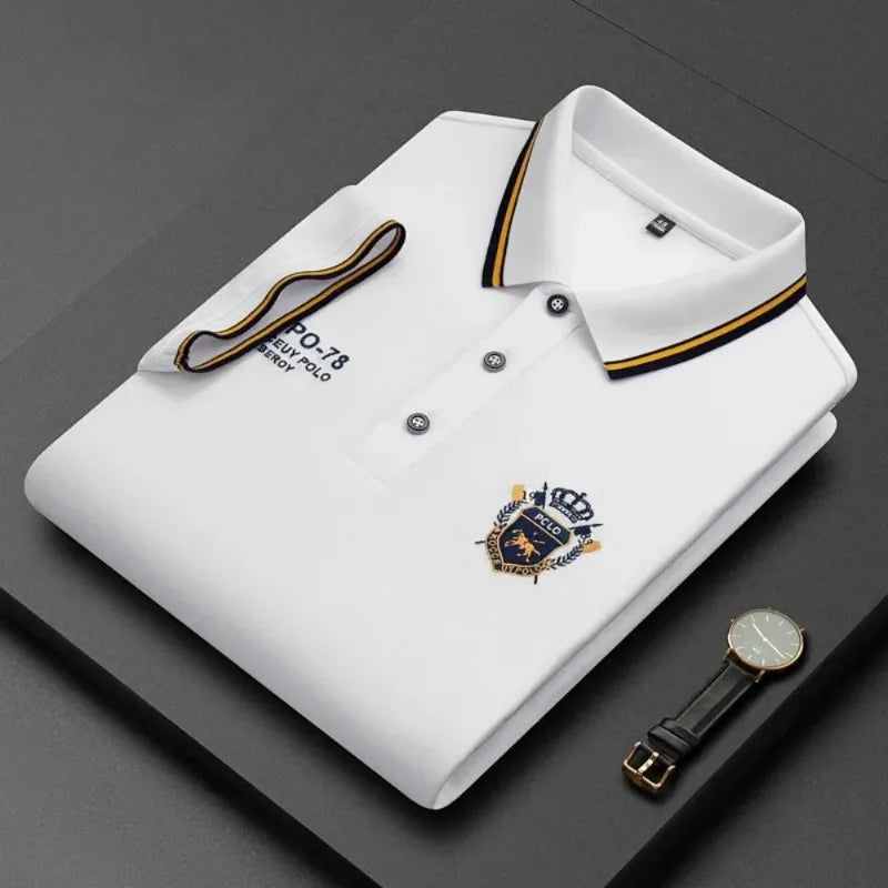 Laurent Monaco Classic Polo for Men, view 3 - Elena Harper