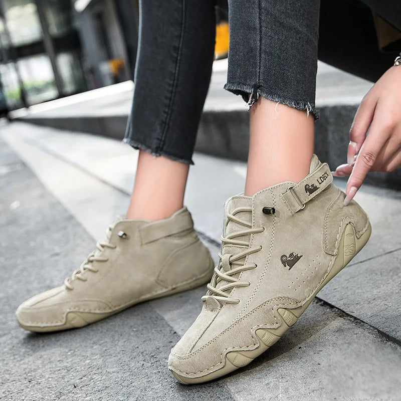 Daisy Leather Winter Sneakers | Warm & Versatile EB