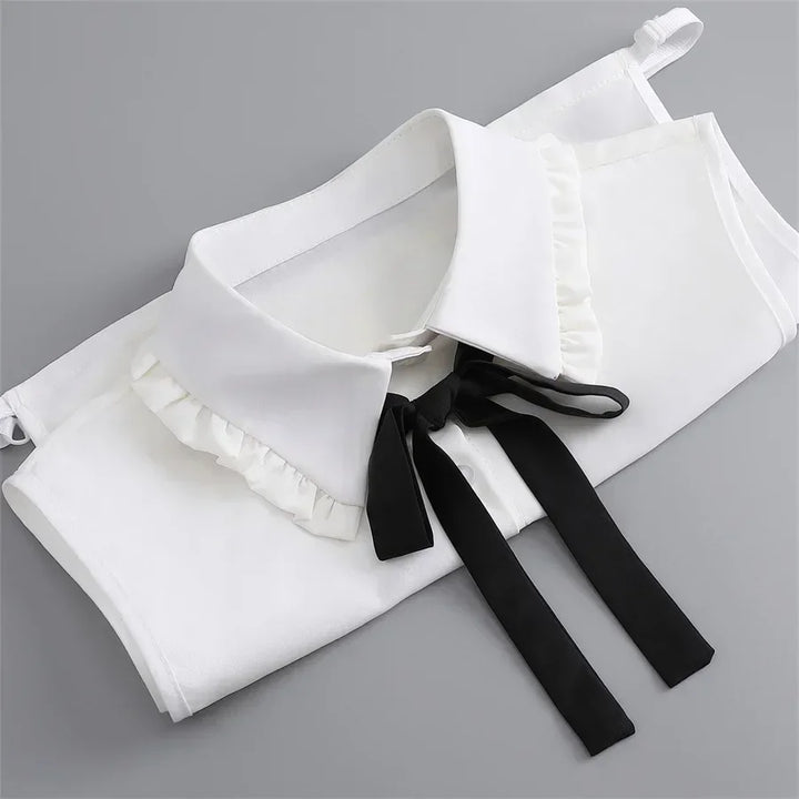 Domicella Ruffled Chic Collar, view 10 - Elena Harper