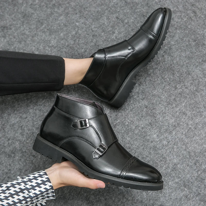 LAURENT MONACO | DOUBLE BUCKLE BOOTS