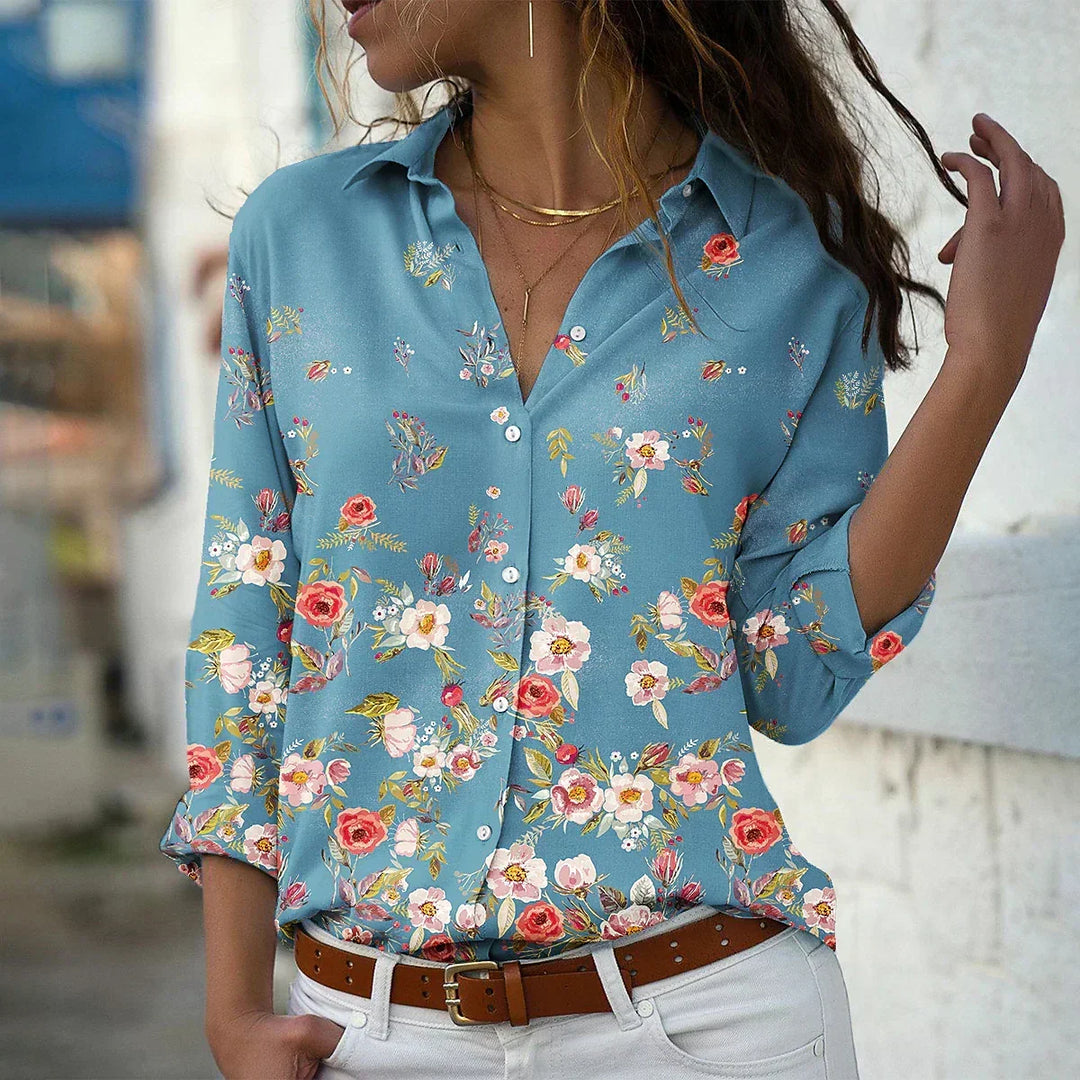 Geertje I Fashionable Printed Blouse - Elena Harper