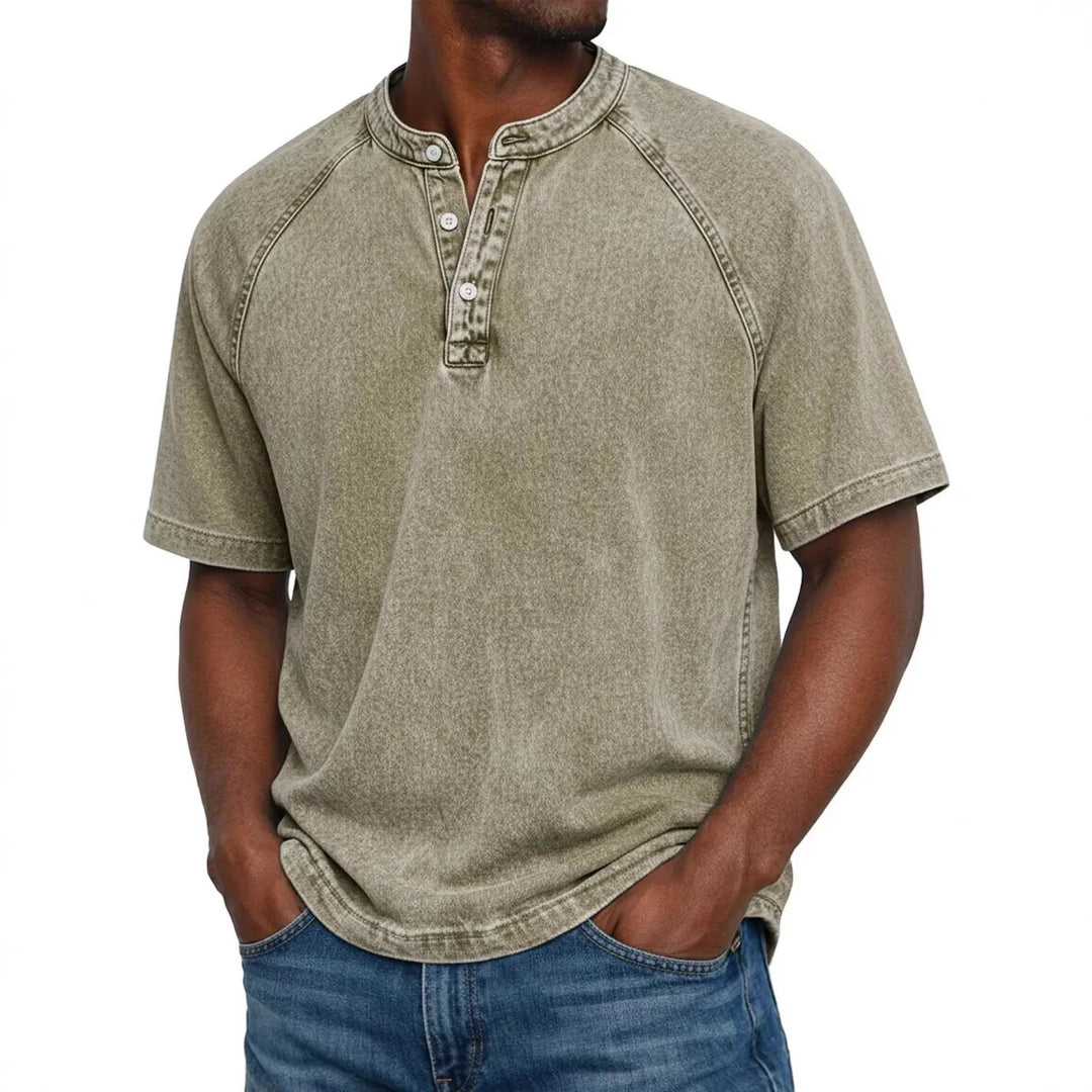 ELENA HARPER™  |  RETRO BUTTON-UP SHIRT FOR MEN