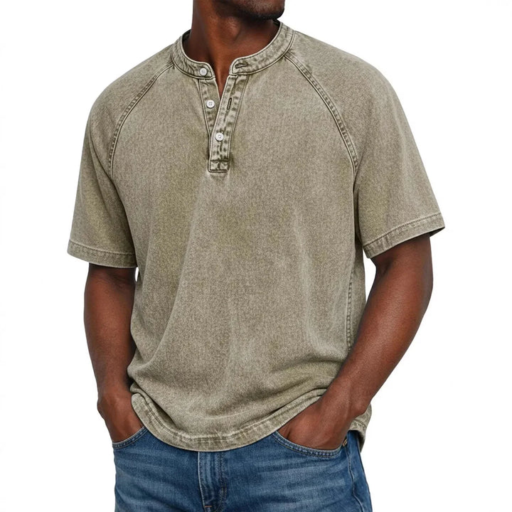 ELENA HARPER™  |  RETRO BUTTON-UP SHIRT FOR MEN