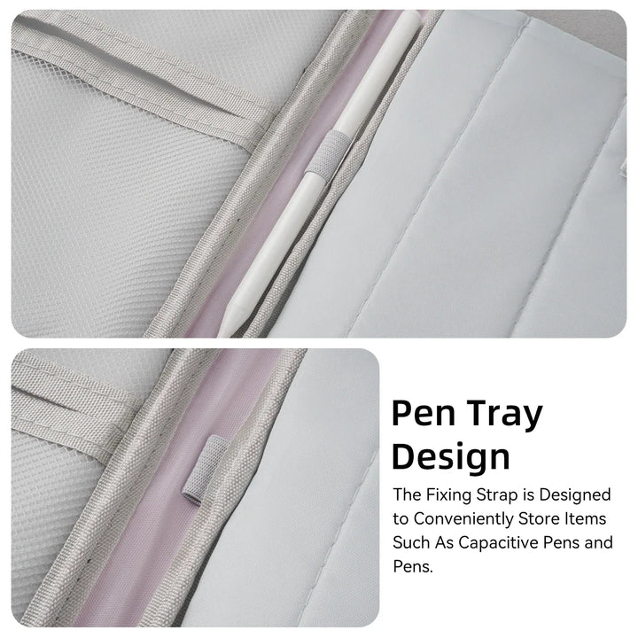 Tablet case for 11 to 13 inches with handle and storage