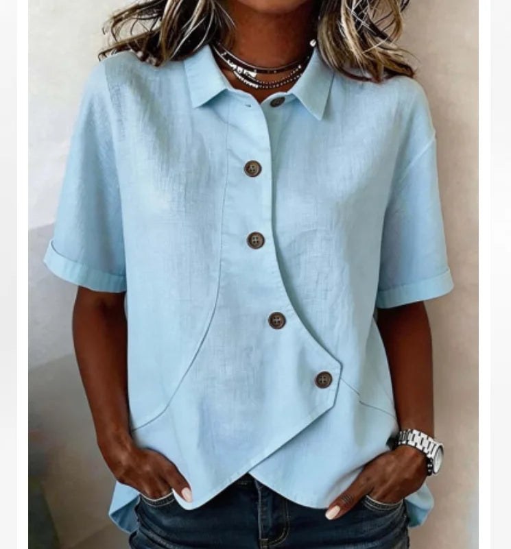 Janira Soft Luxe Blouse, view 2 - Elena Harper