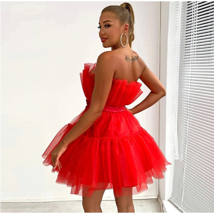 Ladies Tulle Dress – Festive, Fitted, Suitable for Evening Wear