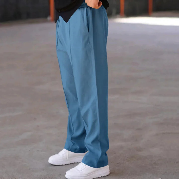 HARRINGTON OXFORD | LOOSE-FIT STRAIGHT LEG TROUSERS FOR MEN