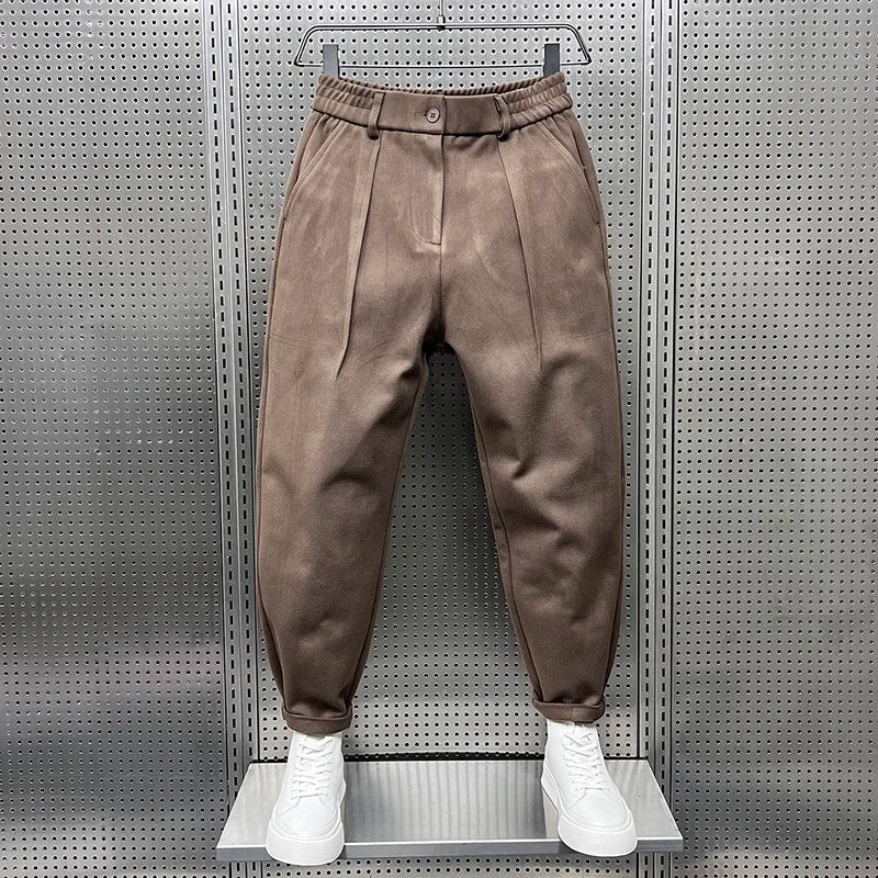 LAURENT MONACO | TEXTURED TAPERED PANTS FOR MEN