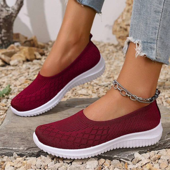 Sofina Non-slip Breathable Slippers, view 6 - Elena Harper