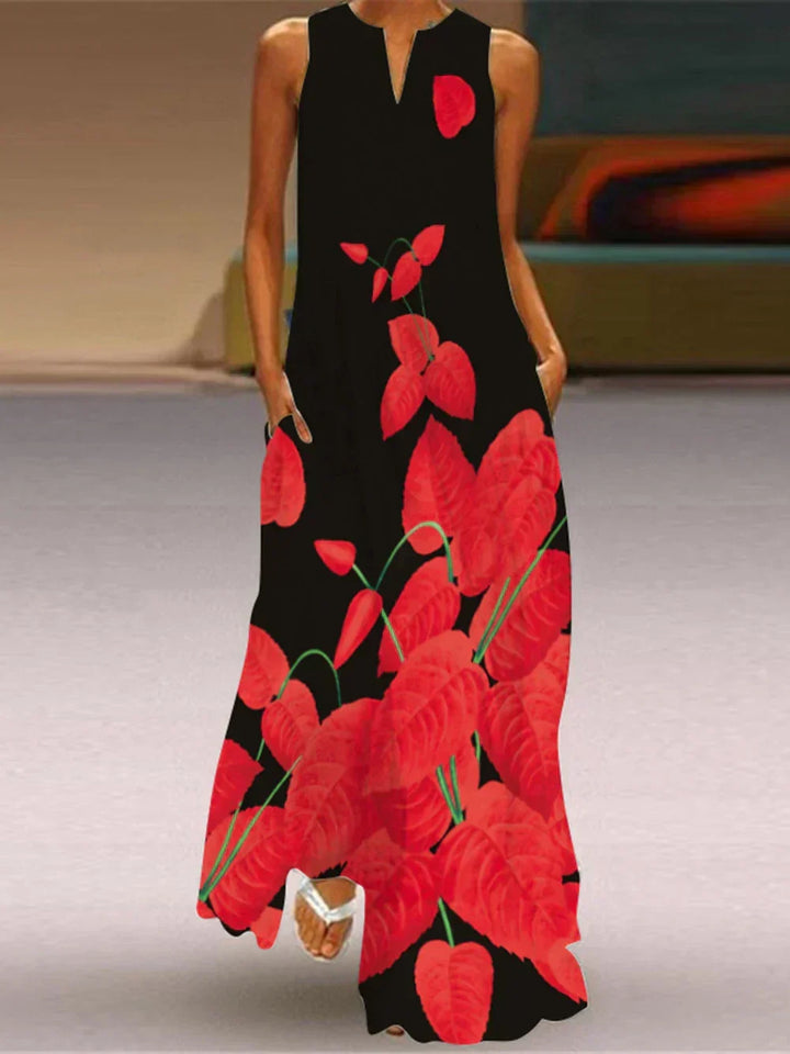 MONICA – BLOOM IN SILENCE MAXI DRESS