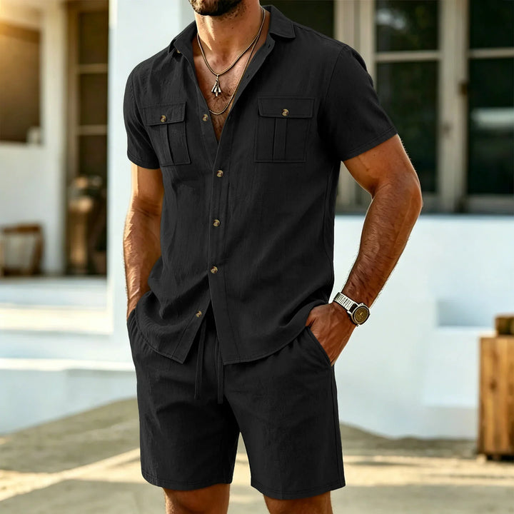 LAURENT MONACO | MATCHING LINEN SET FOR MEN