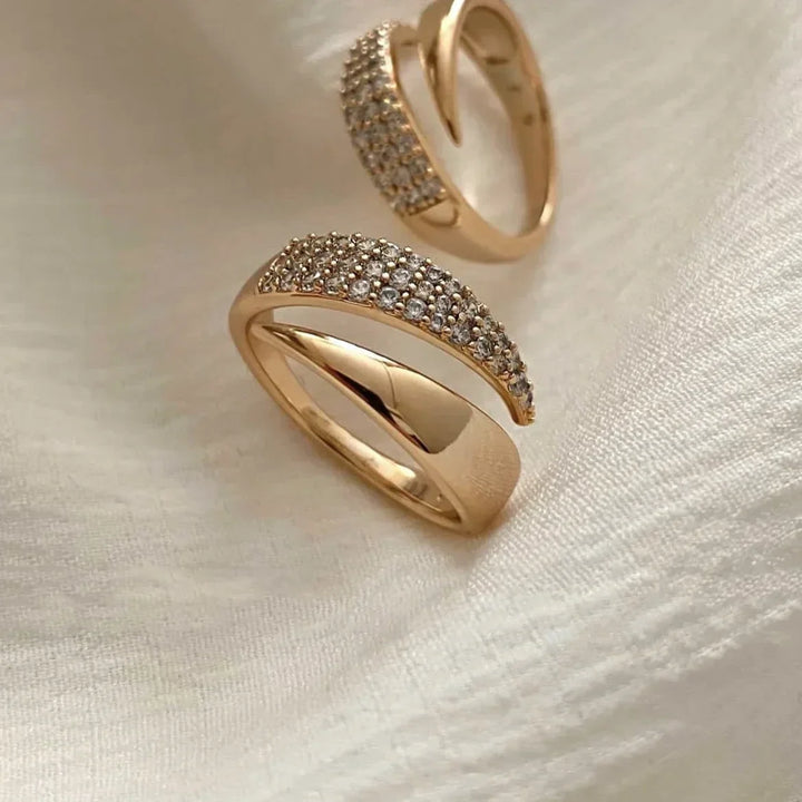 Irina Curved Ring, view 5 - Elena Harper