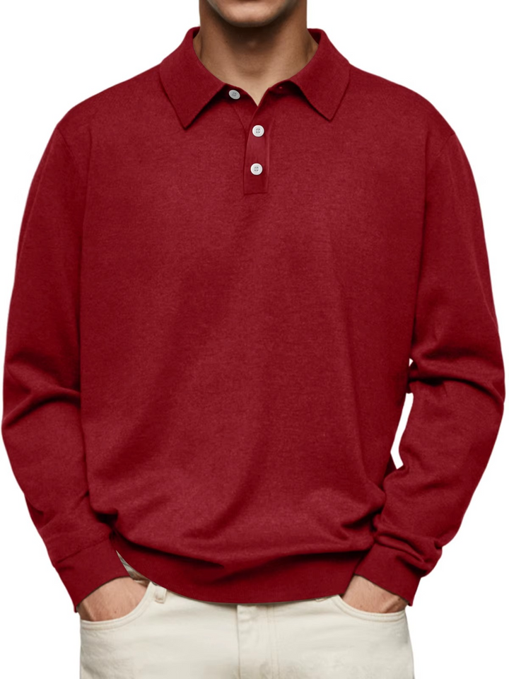 Aiden Long Sleeve Polo - Elena Harper