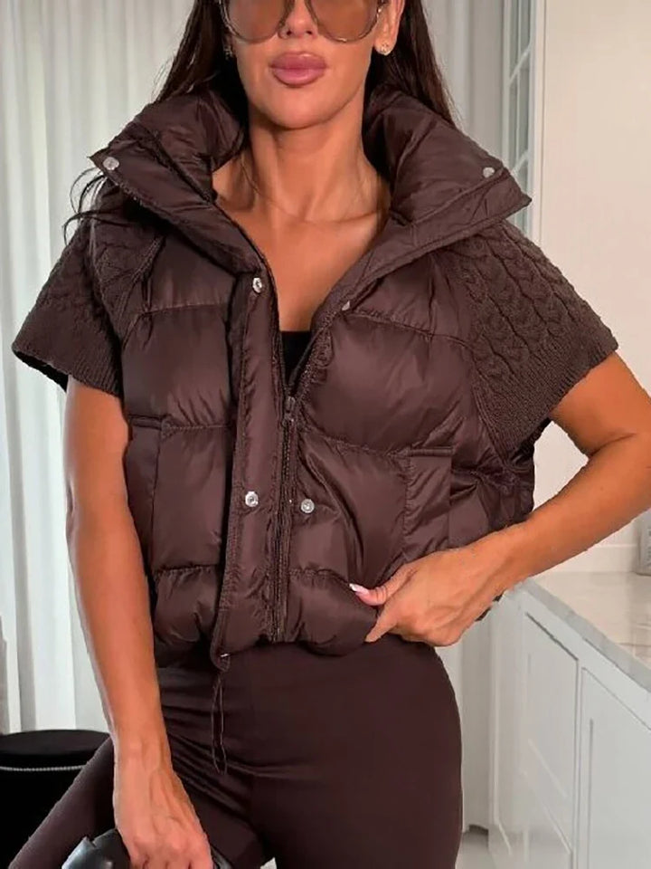 Cristiana Comfortable Padded Gilet, view 5 - Elena Harper