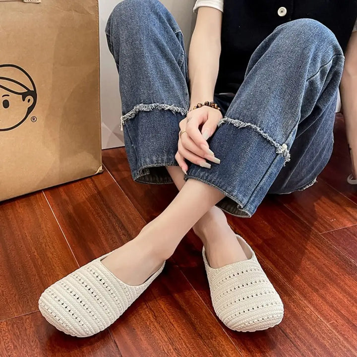 Gilda Soft Woven Sandals, view 3 - Elena Harper