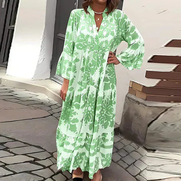 Avielle - Fashionable Printed Boho Maxi Dress