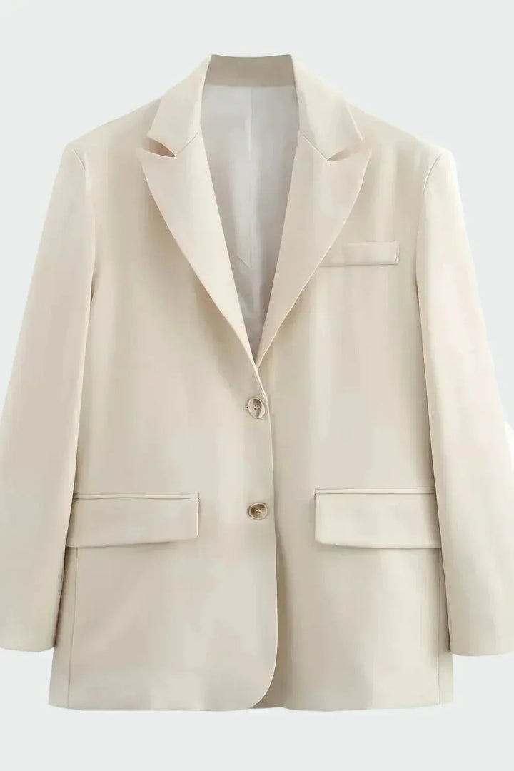 Helia Oversized Jacket with Modern Line, view 5 - Elena Harper