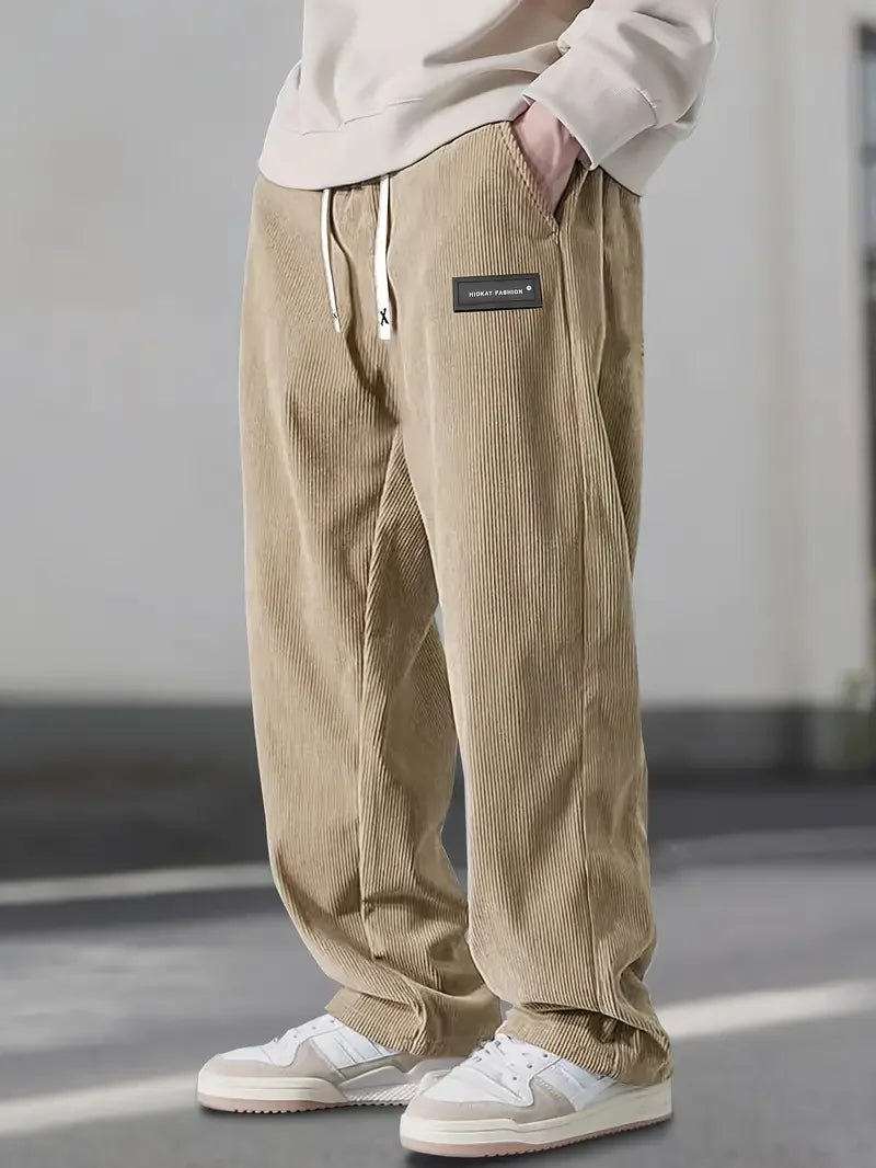 ComfortFit Stylish Corduroy Pants - Elena Harper
