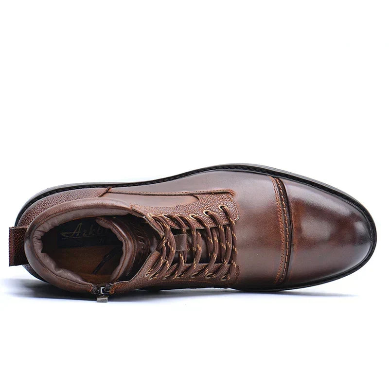 Colton Premium Men's Leather Boots - Elena Harper