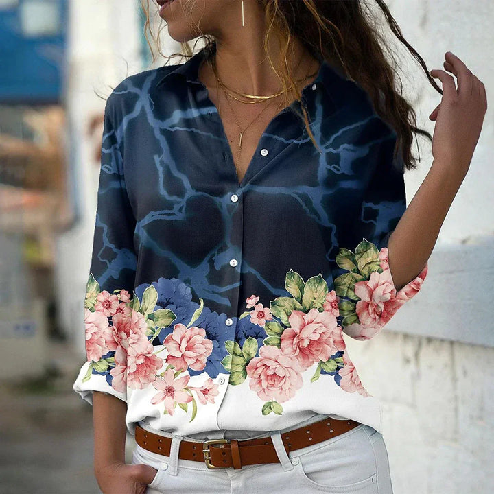 Geertje I Fashionable Printed Blouse - Elena Harper
