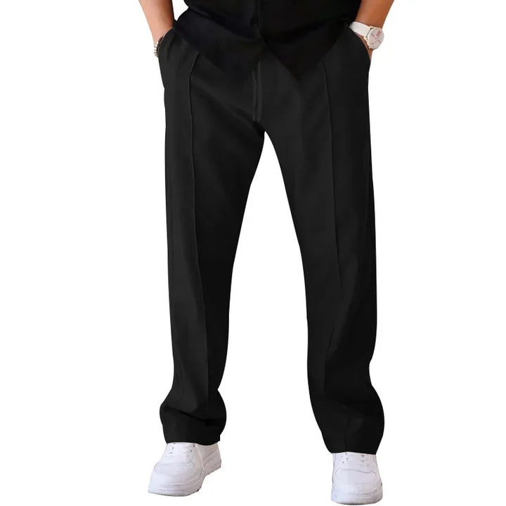 HARRINGTON OXFORD | LOOSE-FIT STRAIGHT LEG TROUSERS FOR MEN