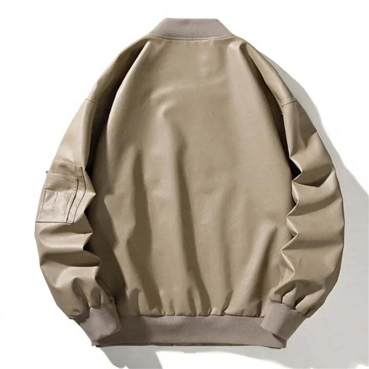 Vegan Bomber Jacket Manson, view 3 - Elena Harper