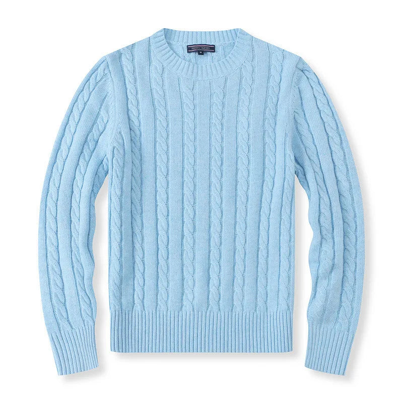 Cable Wool Sweater - Elena Harper