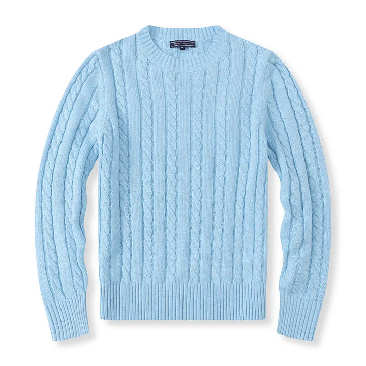 Cable Wool Sweater - Elena Harper