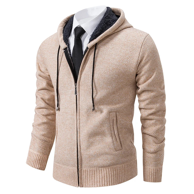 Fleece Zip Cardigan - Elena Harper
