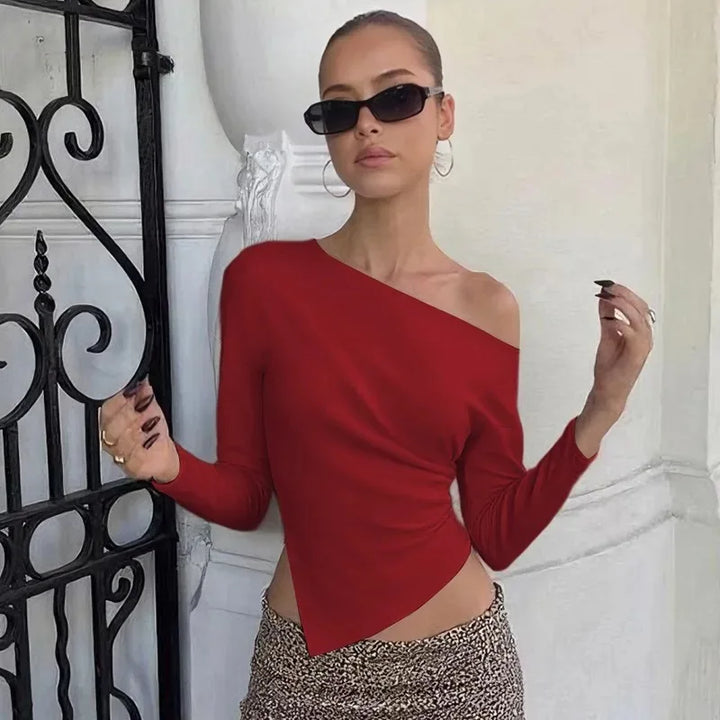 Rosetta Soft Draped Blouse, view 5 - Elena Harper