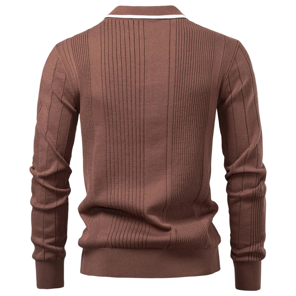 Borcho - Long Sleeve Winter Polo Shirt