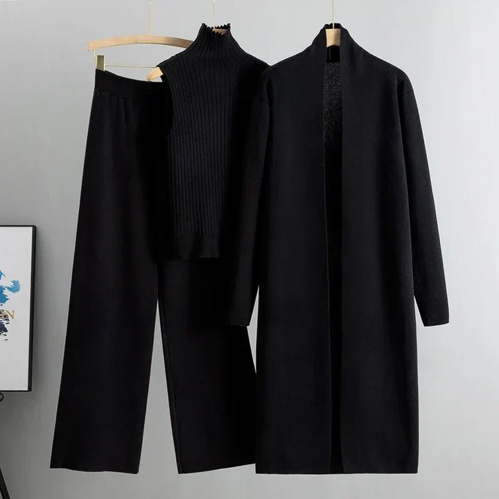 Felicia | Women's Three-Piece Loose Fit Pants Set