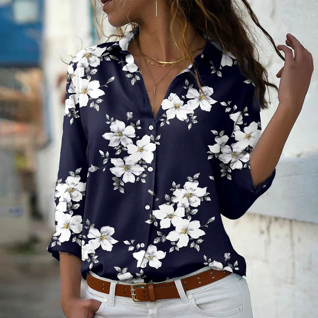 Geertje I Fashionable Printed Blouse - Elena Harper