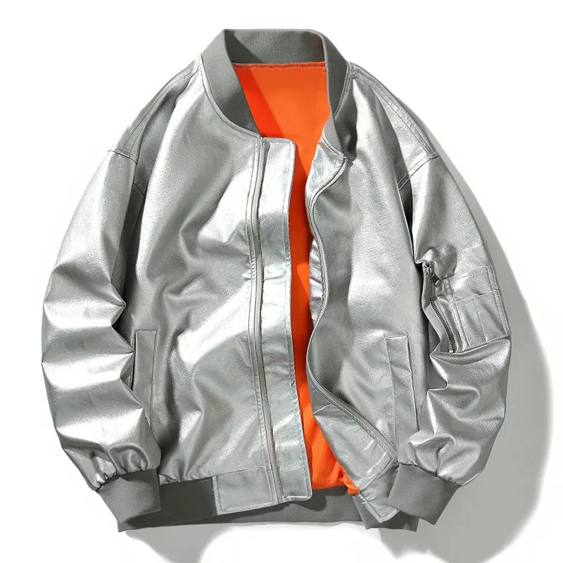 Vegan Bomber Jacket Manson, view 4 - Elena Harper