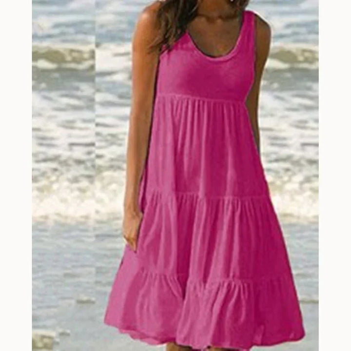 Layla™ - Boho Sleeveless Mini Dress