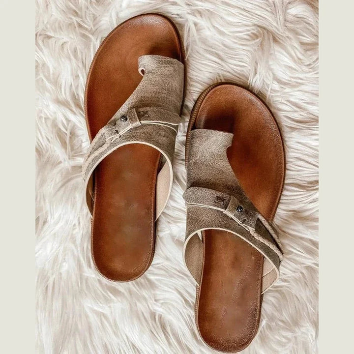Artemisia Soft Leather Sandals, view 2 - Elena Harper