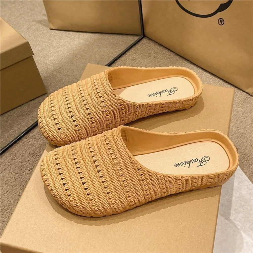 Gilda Soft Woven Sandals, view 8 - Elena Harper