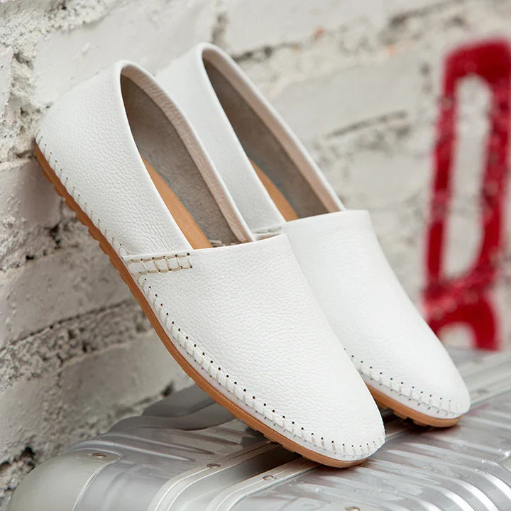 Audrey Comfortable Leather Oxfords for Everyday, view 8 - Elena Harper