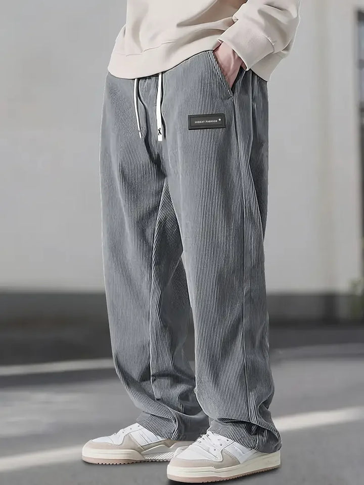 ComfortFit Stylish Corduroy Pants - Elena Harper
