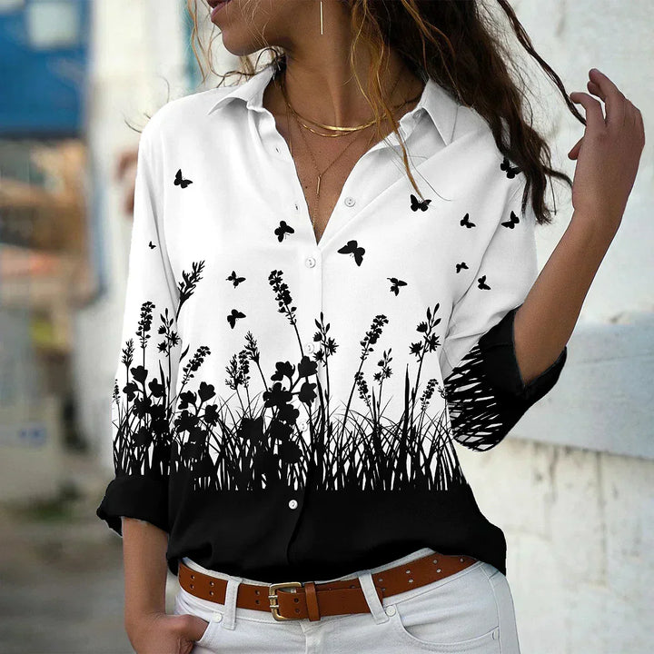 Geertje I Fashionable Printed Blouse - Elena Harper